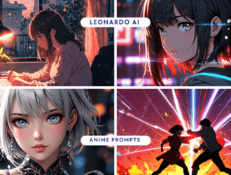 Leonardo AI Anime Prompts Featured Image