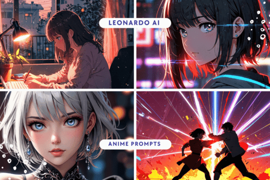 Leonardo AI Anime Prompts Featured Image