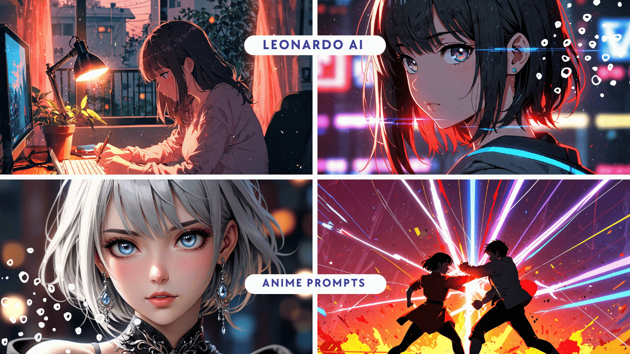 Leonardo AI Anime Prompts Featured Image