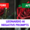 Leonardo AI Negative Prompt List