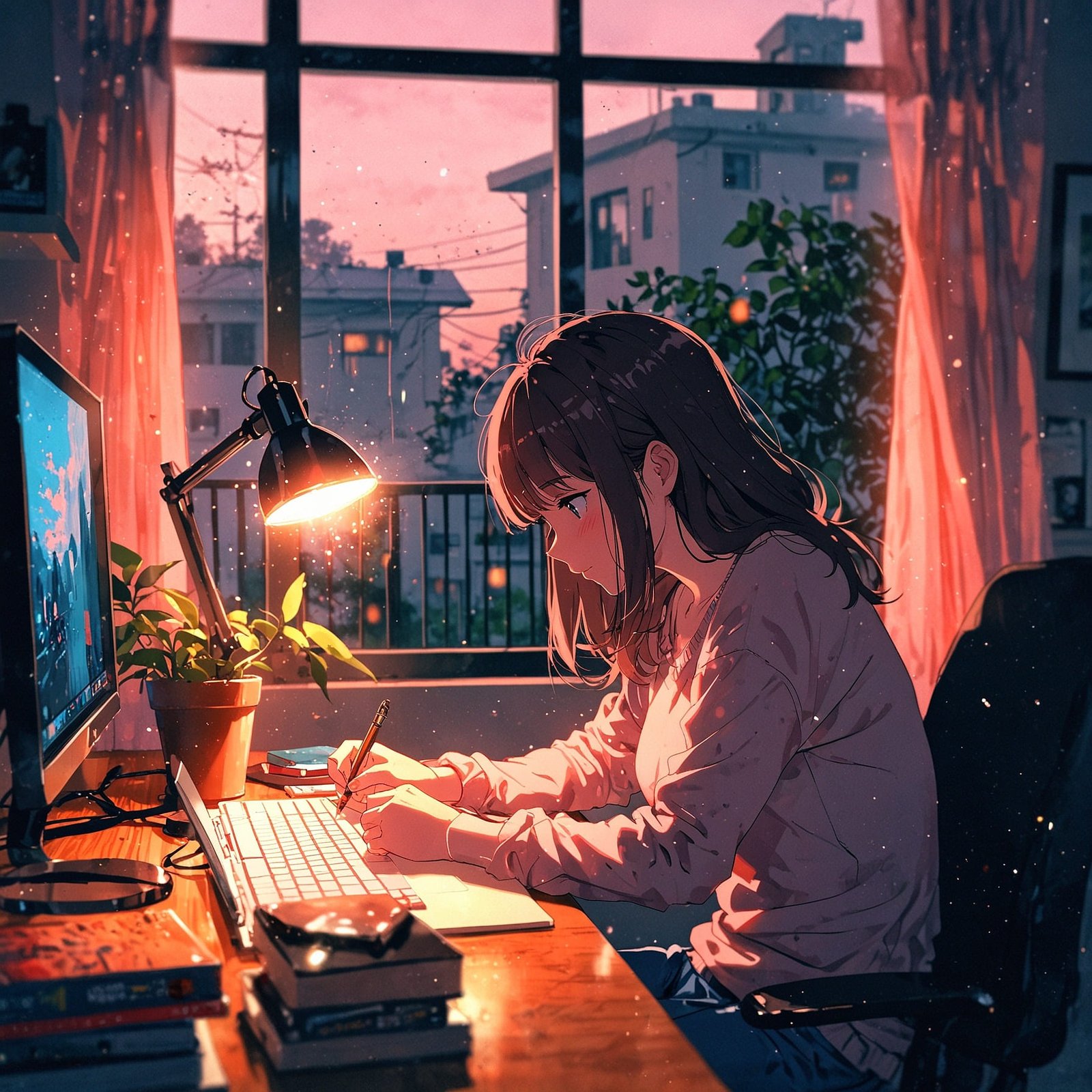 Anime Lofi AI Art