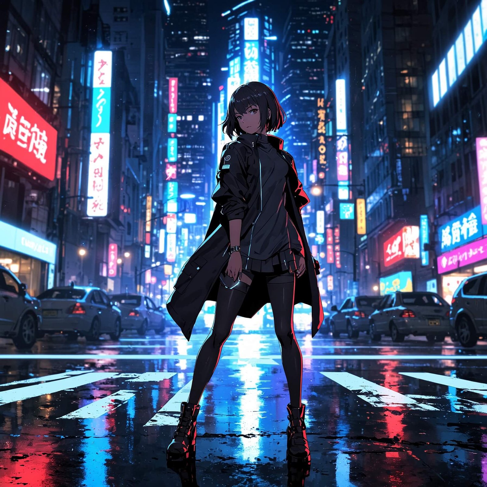 Crafting a Cyberpunk Character (Anime Preset)