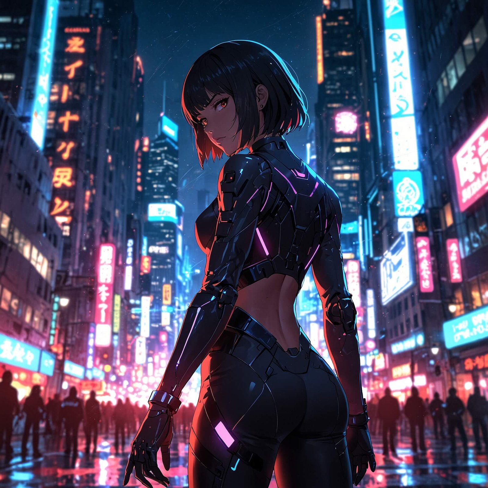 Crafting a Cyberpunk Character (Anime Preset)