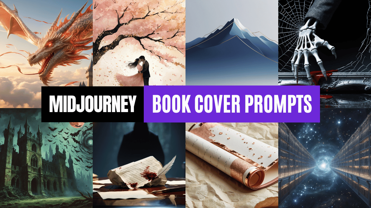 MidJourney Prompt to Generate Book Cover